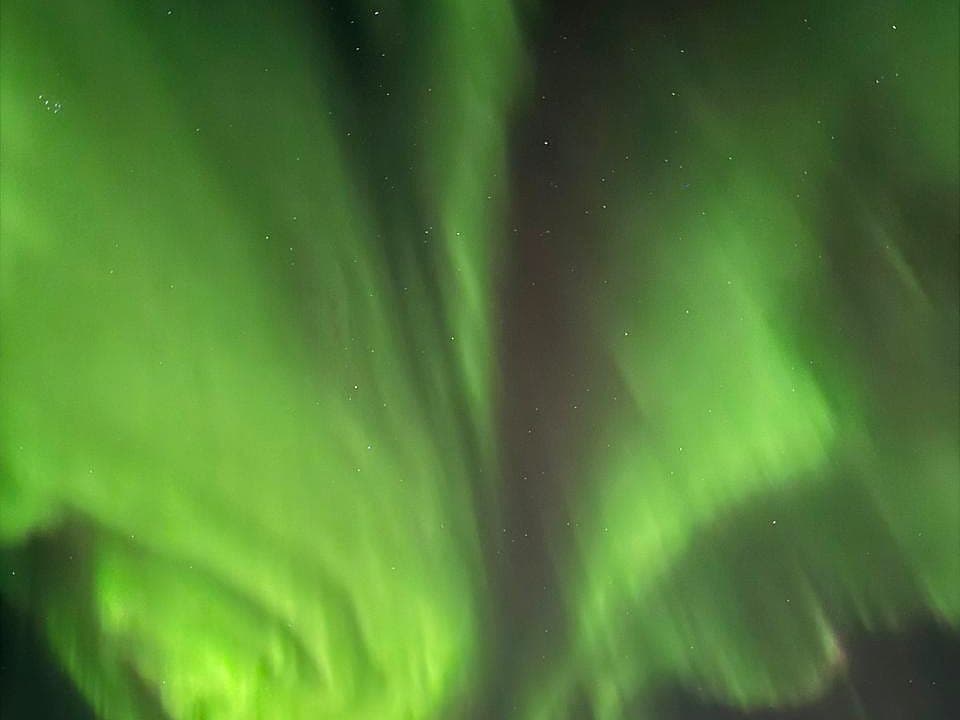 Northern lights over Iceland